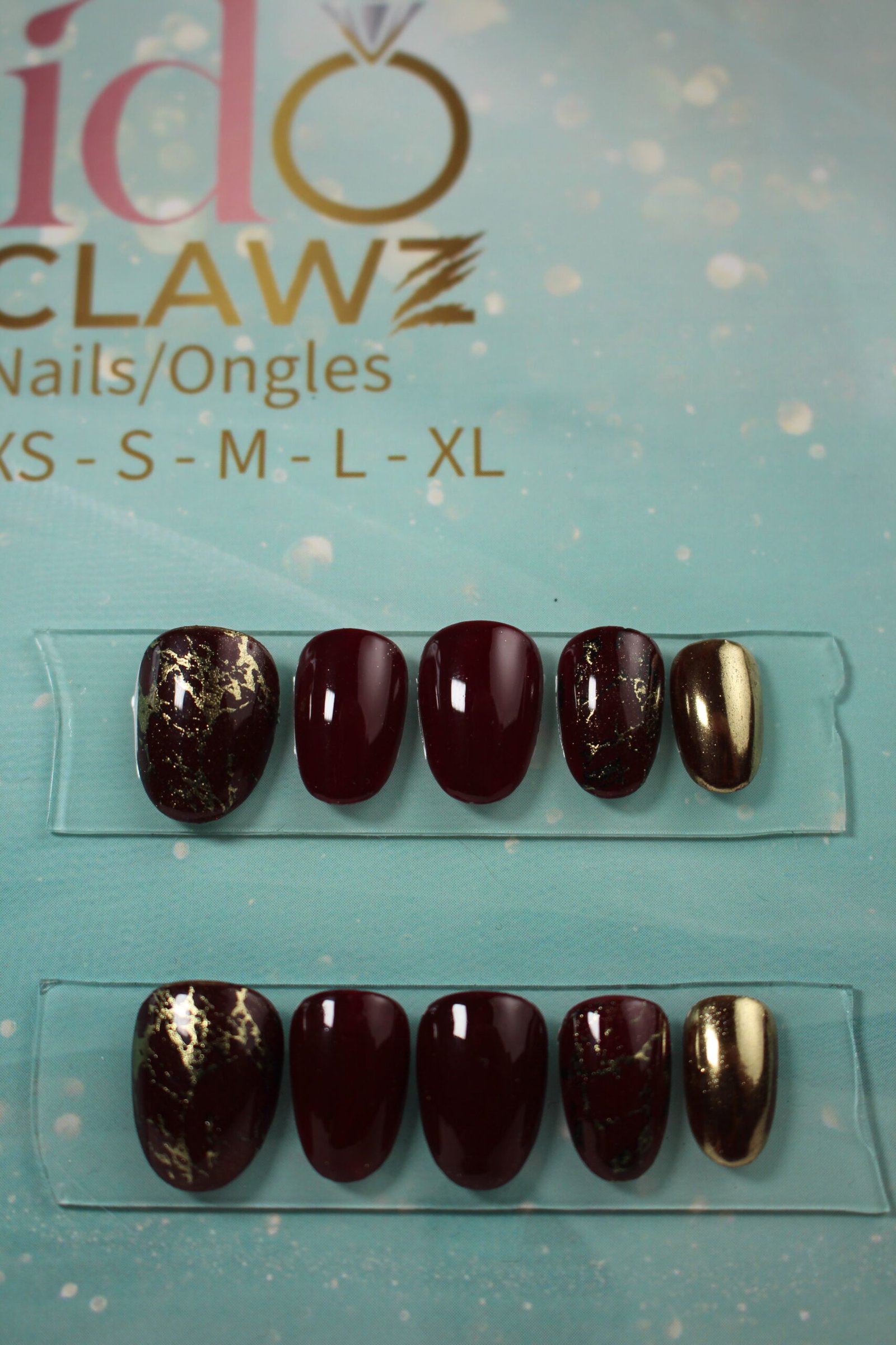 Bordeaux Soft Gel Press-On Nails – Designer Set
