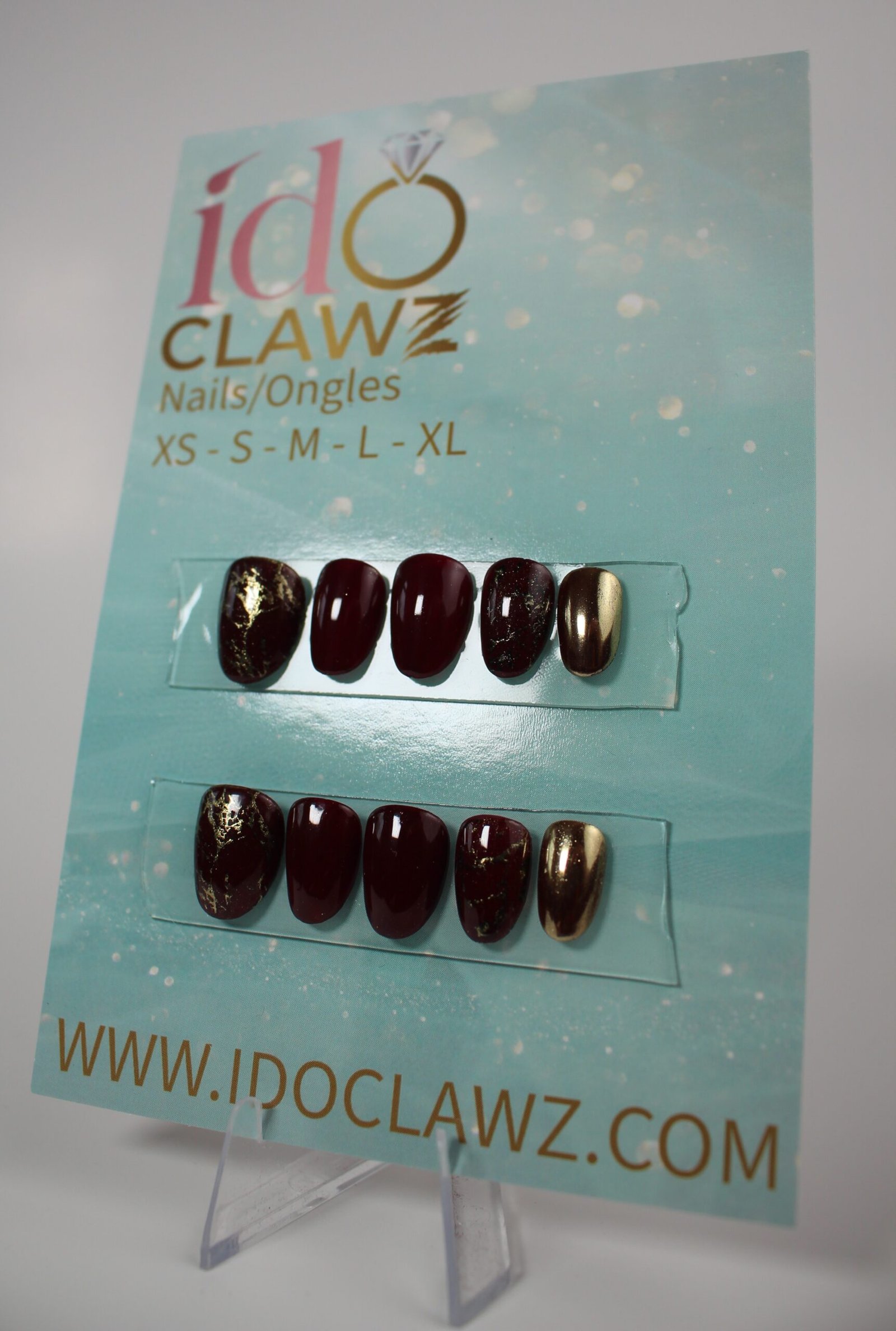 Bordeaux Soft Gel Press-On Nails – Designer Set