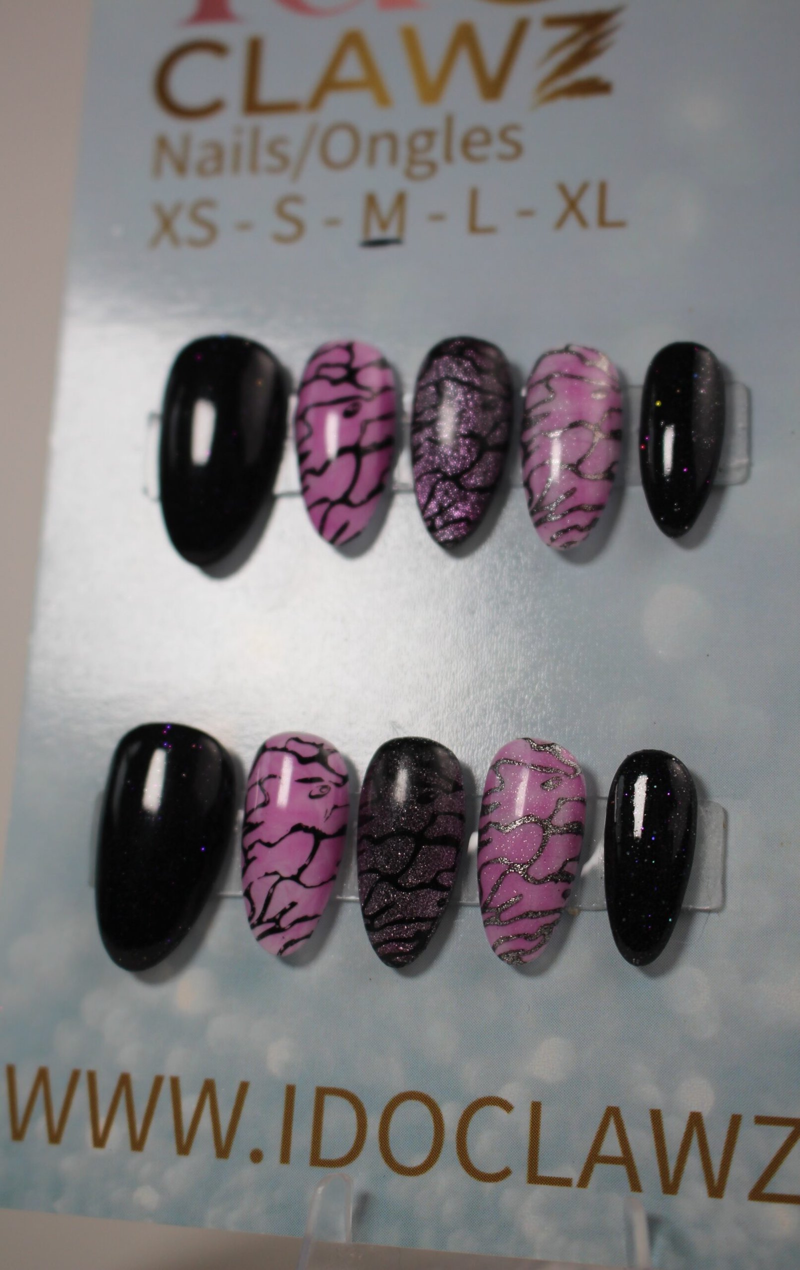 Pink Glam Press On Nails