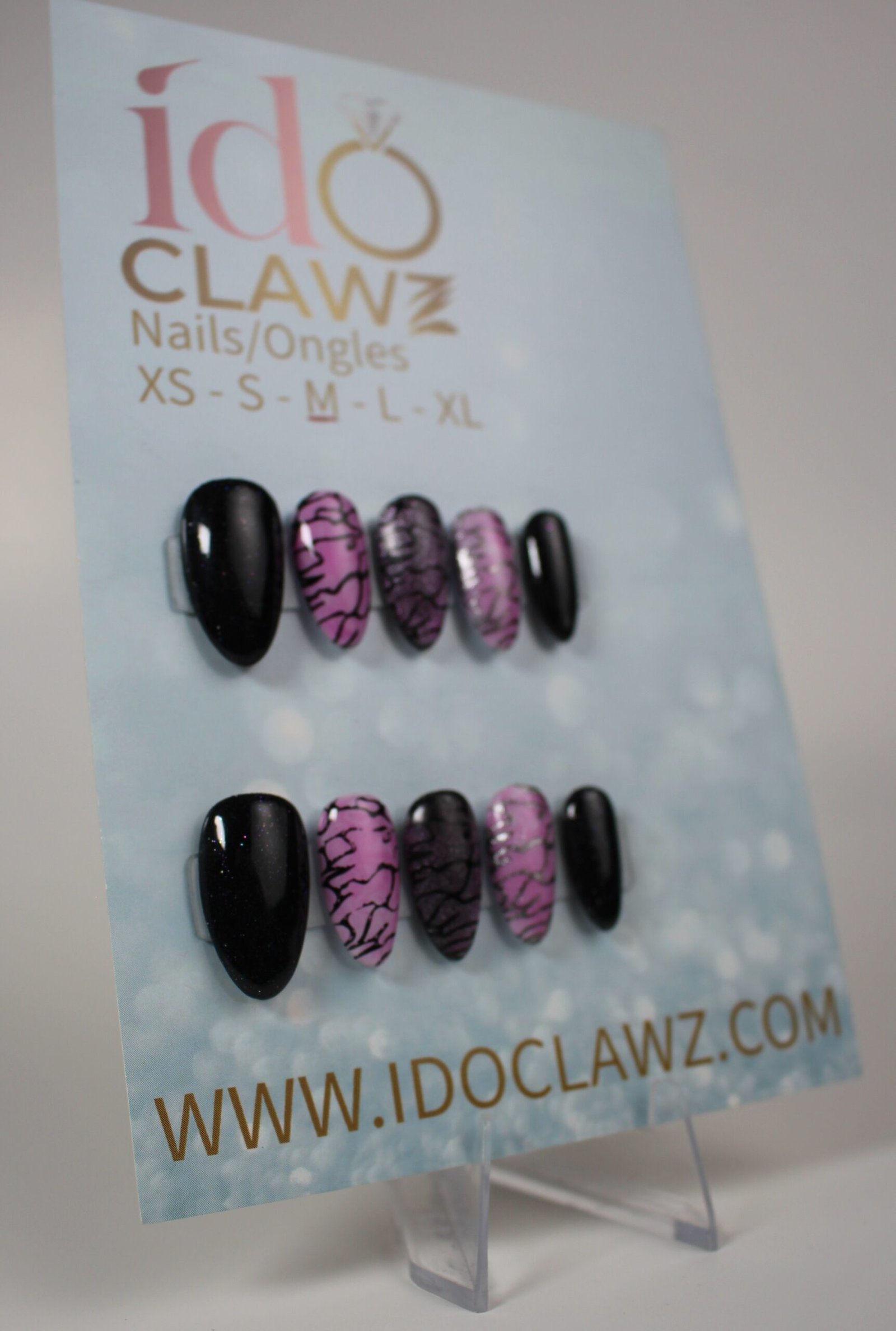Pink Glam Press On Nails